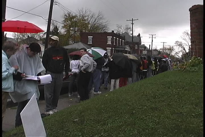 Long lines in 2004 in Columbus, OH